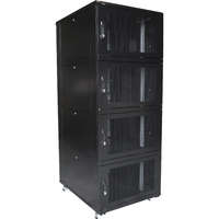 Environ CL800 47U Co-Location Rack 800x1000mm (4 Compartments) Vented (F) Vented (R) B/Panels B/Central-Mgmt Black Flat Pack